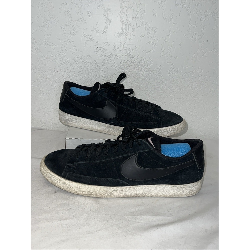 Nike Blazer Low‎ Black Sail Size 14 Mens Casual Shoes 371760-024 Suede 2018